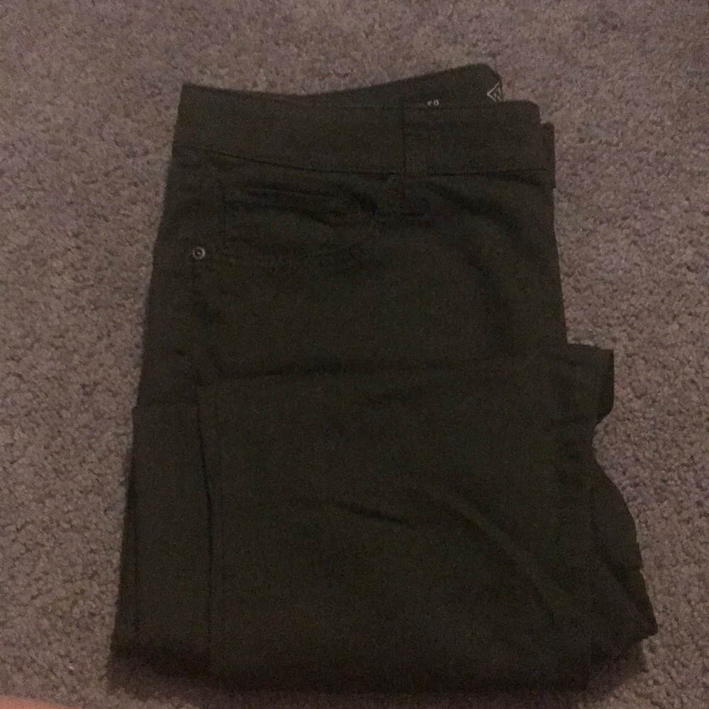 Jeans olive green, size 14